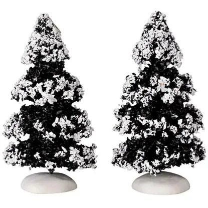 Lemax Vánoční dekorace Evergreen Tree, 2 ks, pr. 5,5 x 10 cm