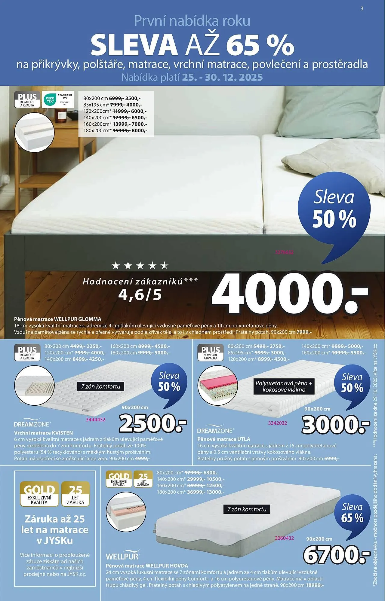 JYSK leták - 25. prosince 3. února 2026 - Page 3