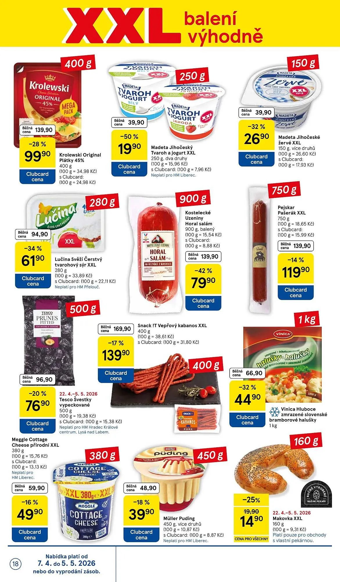 Tesco leták - 22. dubna 28. dubna 2026 - Page 18