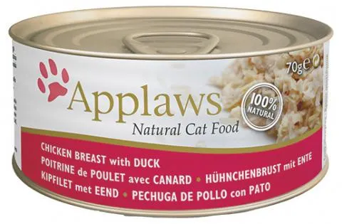 Konzerva Applaws Cat kuře & kachna 70g