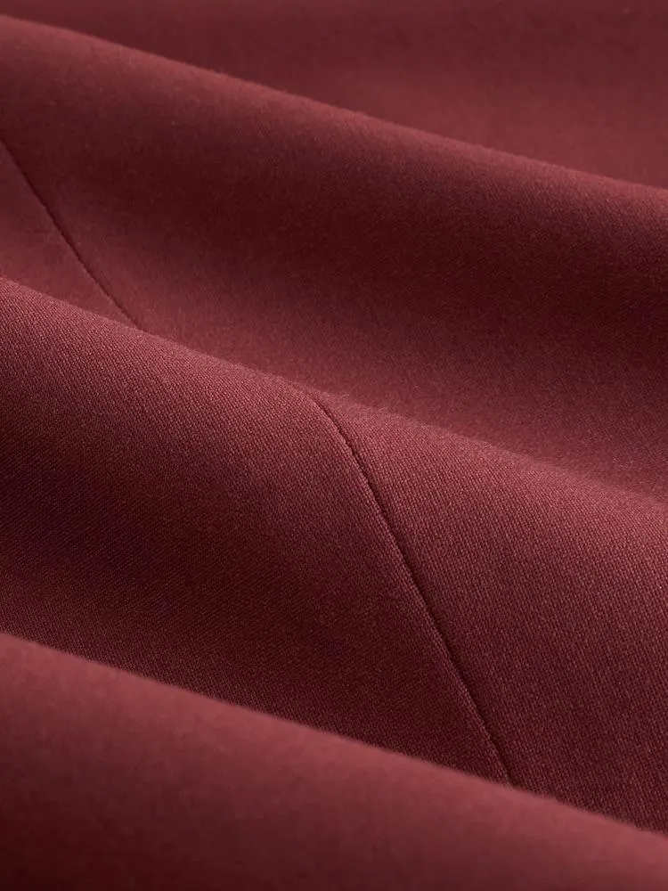 Rezavá hnědá - Oblekové sako Slim Fit Motion Flex Směs vlny