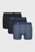 3PACK Bavlněné boxerky JACK AND JONES JACJeremi