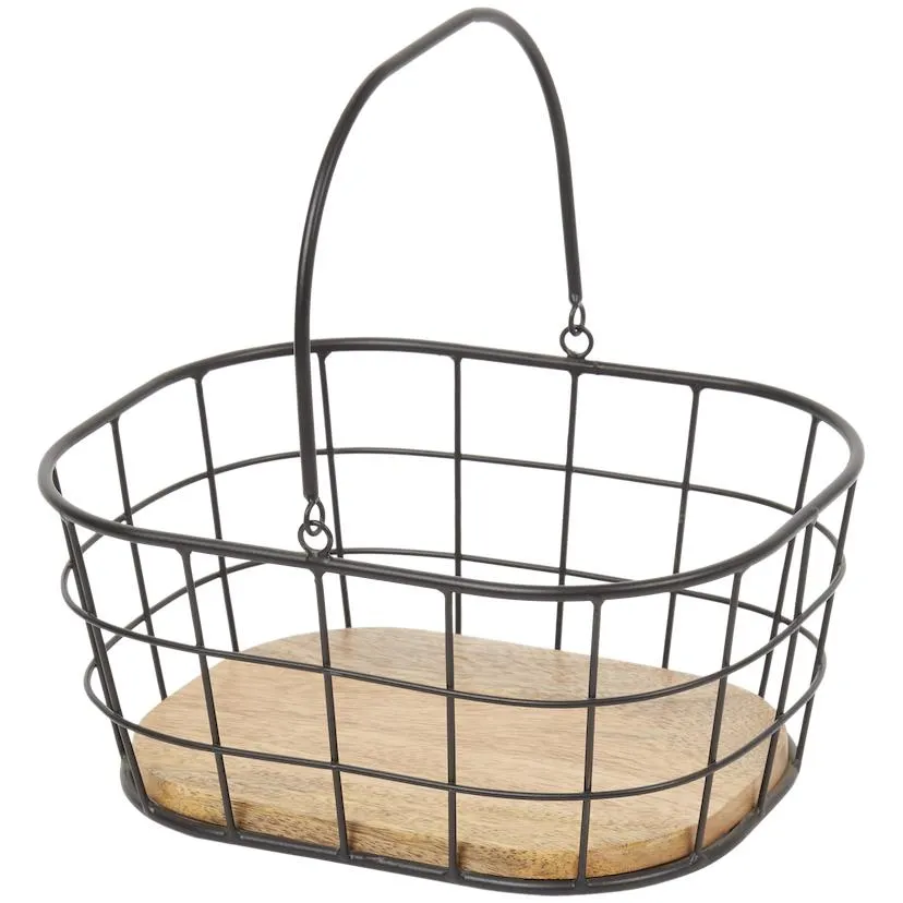 Kovový drátěný koš