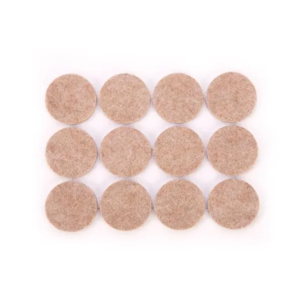 Samolepicí podložky pod nábytek PRESTO ø 25 mm, 24 ks