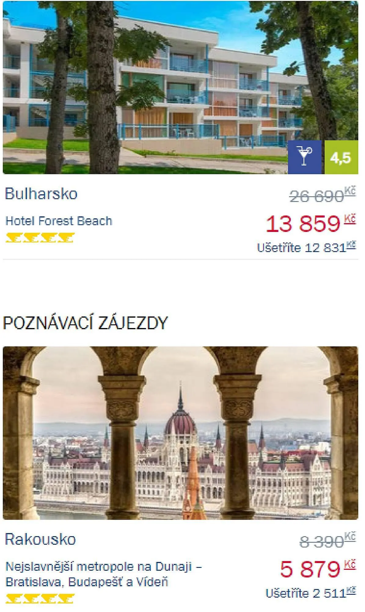 Čedok leták - 9. ledna 15. ledna 2024