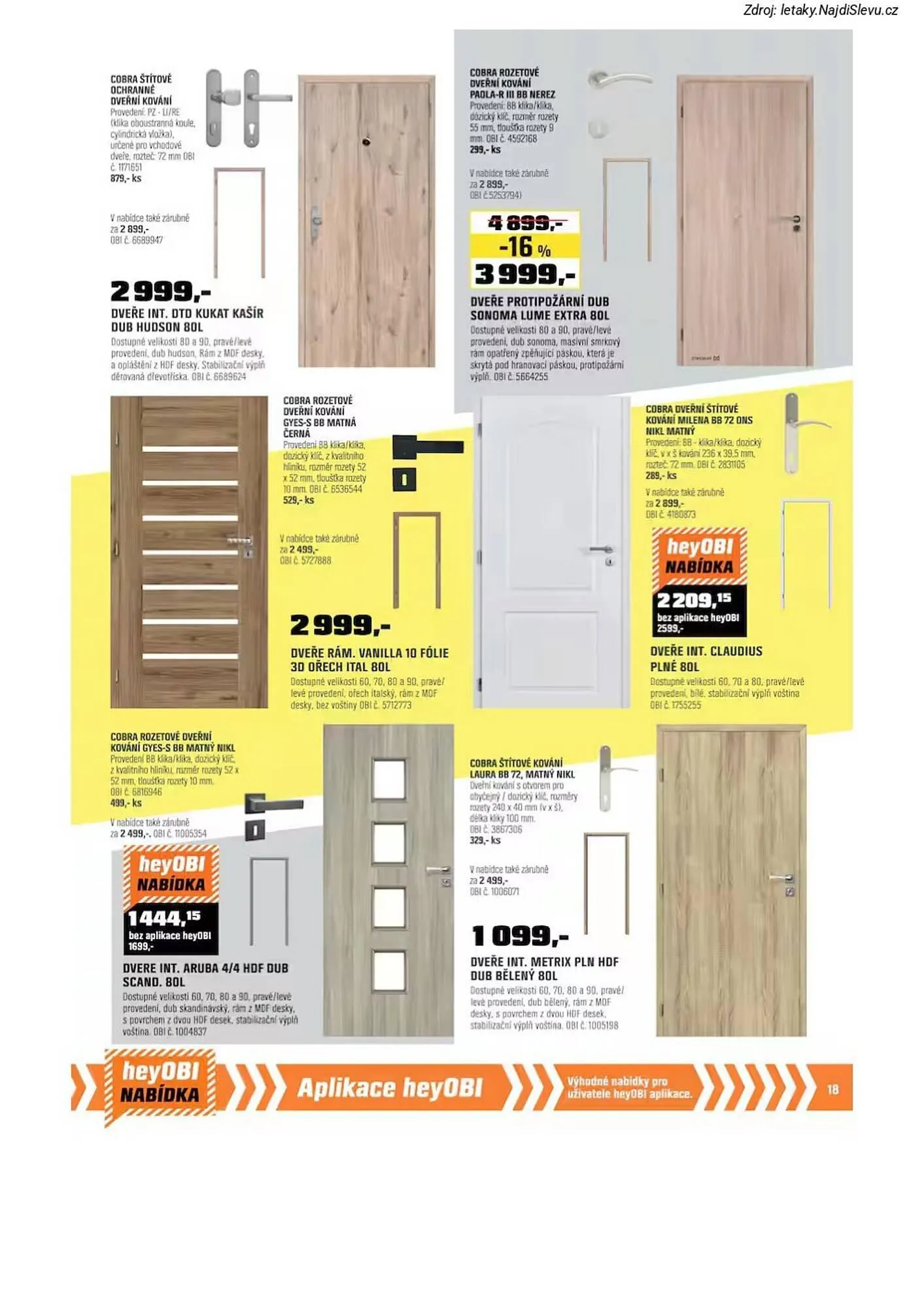 OBI leták - 1. března 31. března 2026 - Page 19