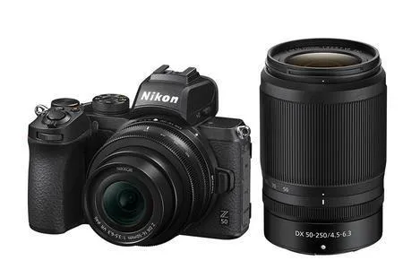 Nikon Z50 + 16-50mm DX + 50-250mm DX