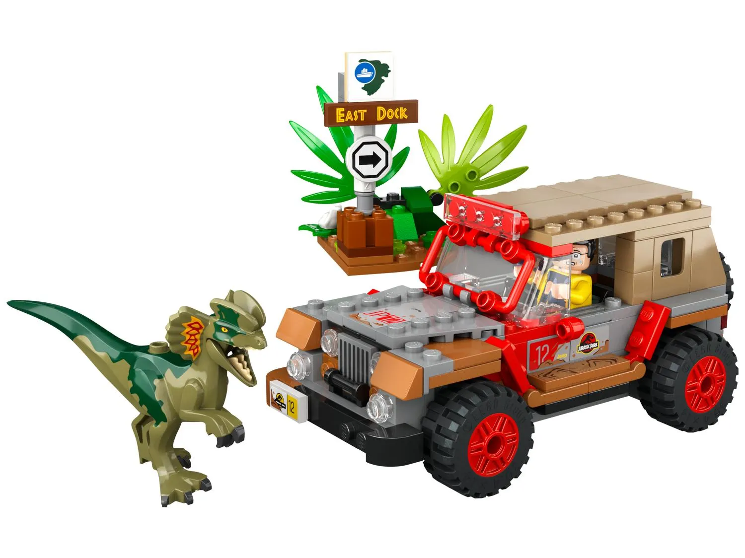 LEGO® Jurassic Park Dilophosaurus Ambush