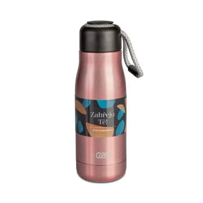 Elegantní termoláhev - Růžovozlatá