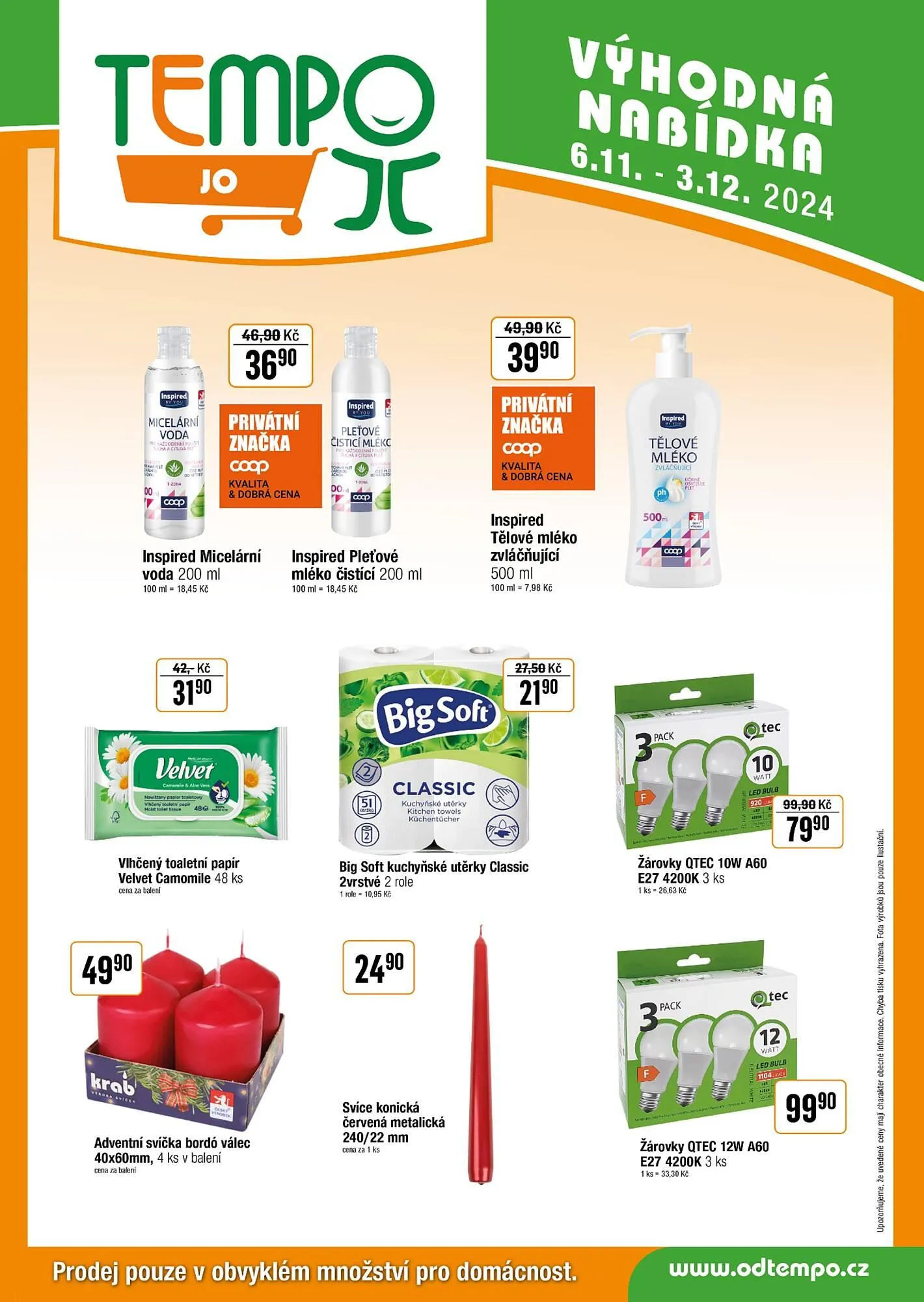 TEMPO leták - 6. listopadu 3. prosince 2024 - Page 10