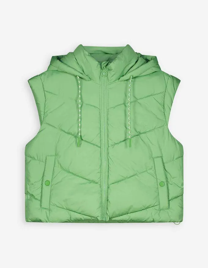 Prošívaná vesta - Přepadající ramena