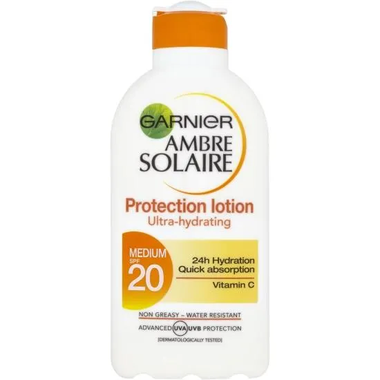 Garnier Ambre Solaire OF 20 opalovací mléko, 200 ml