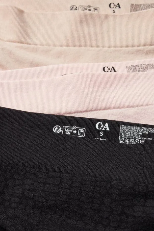 Multipack 3 ks - kalhotky hipster - bezešvé