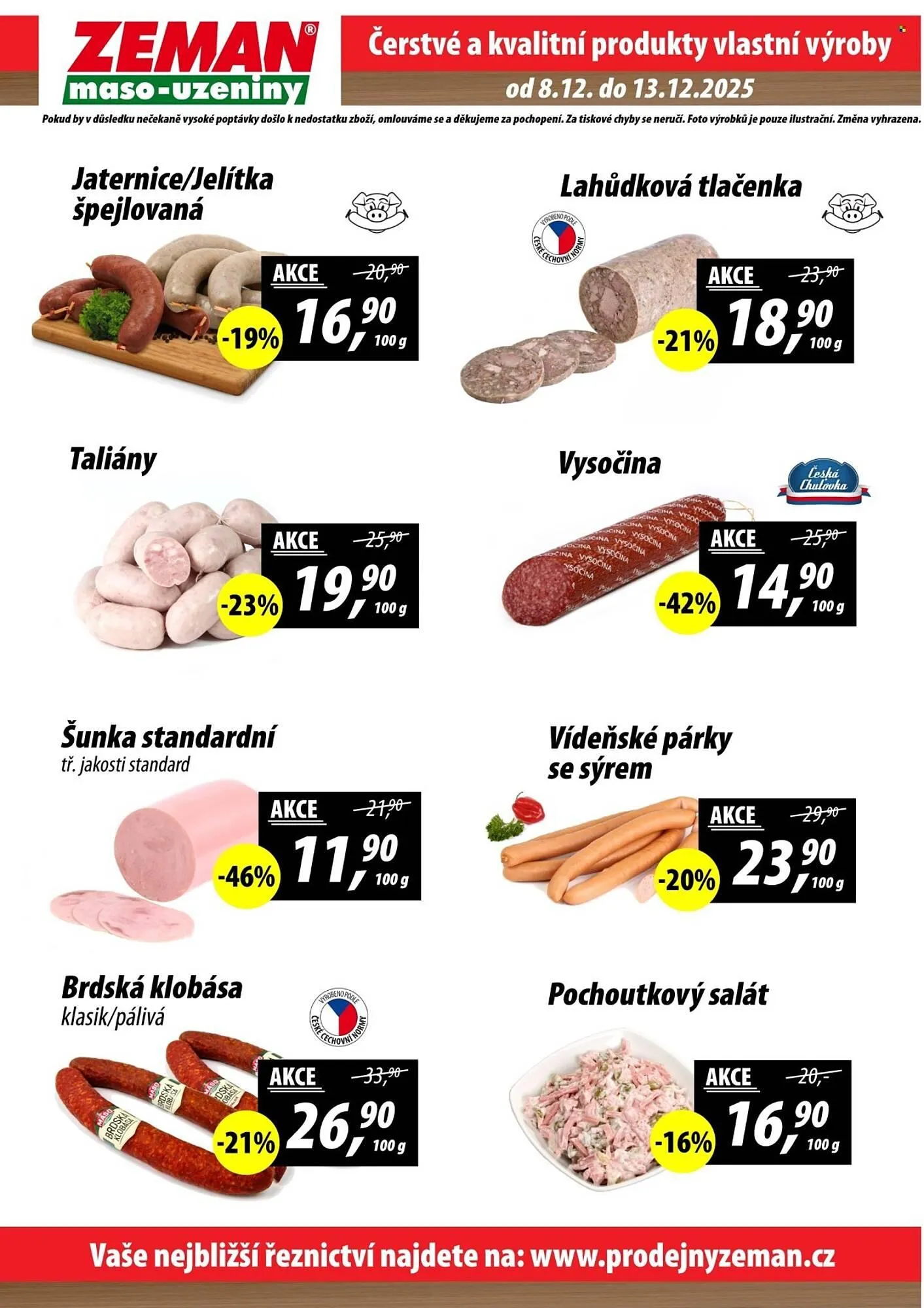 ZEMAN leták - 8. prosince 13. prosince 2025 - Page 2