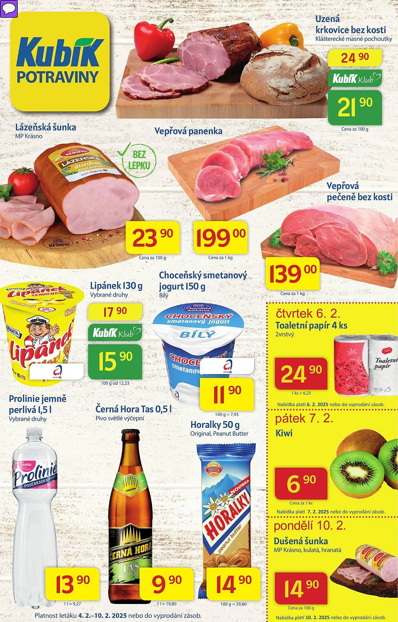 Kubík potraviny leták - 1