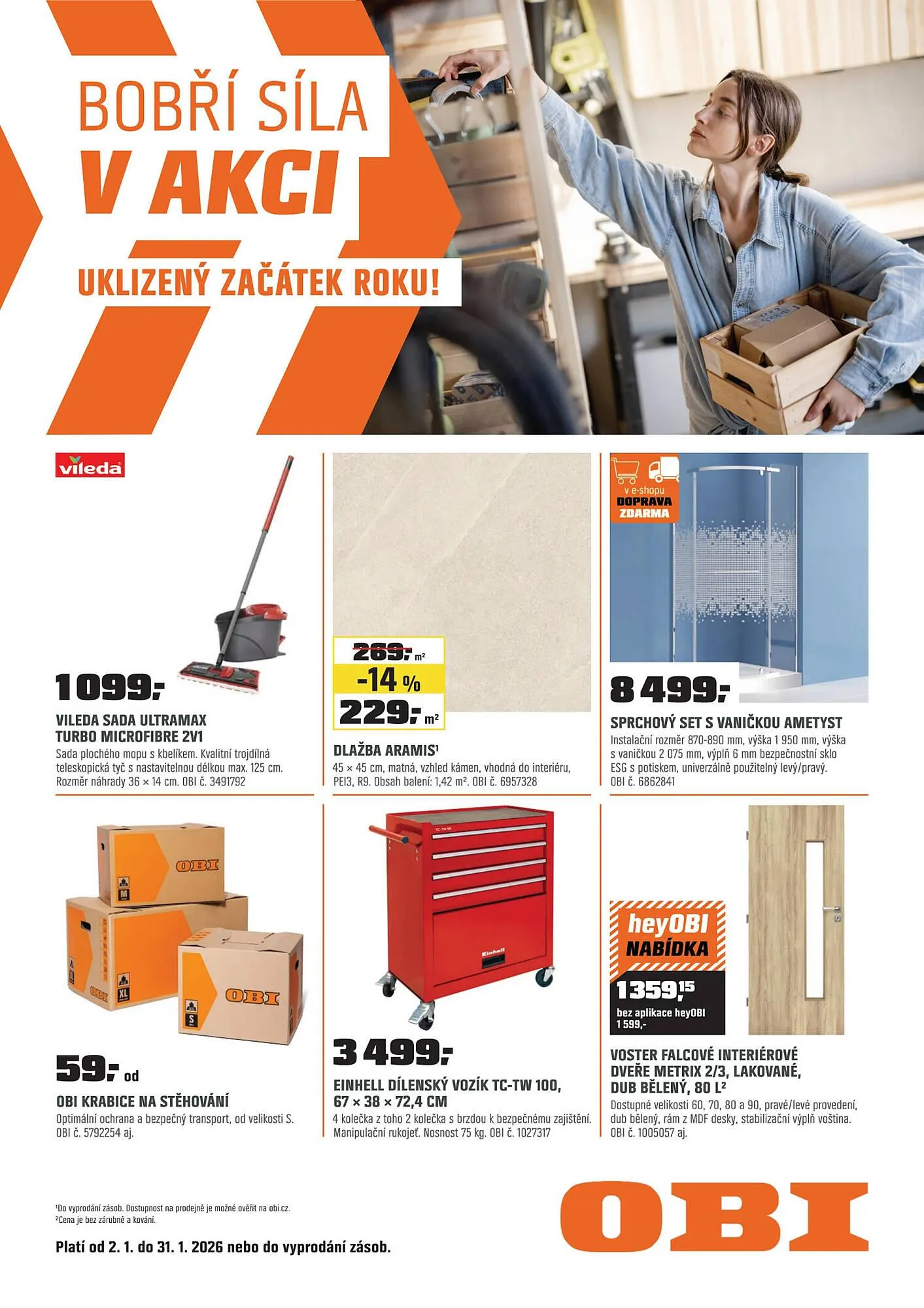 OBI leták - 2. ledna 31. ledna 2026 - Page 1