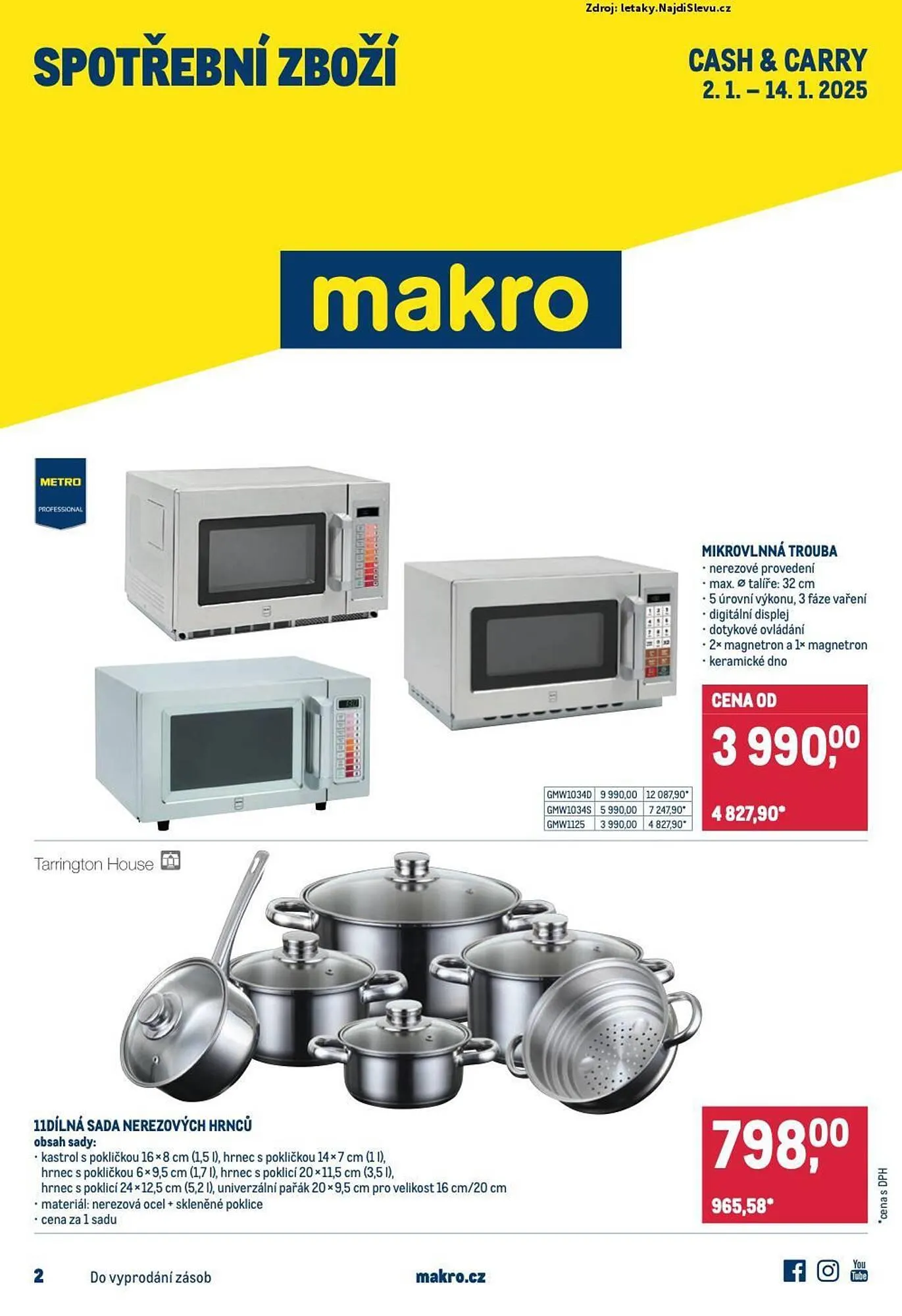 Makro leták - 2. ledna 14. ledna 2025 - Page 1