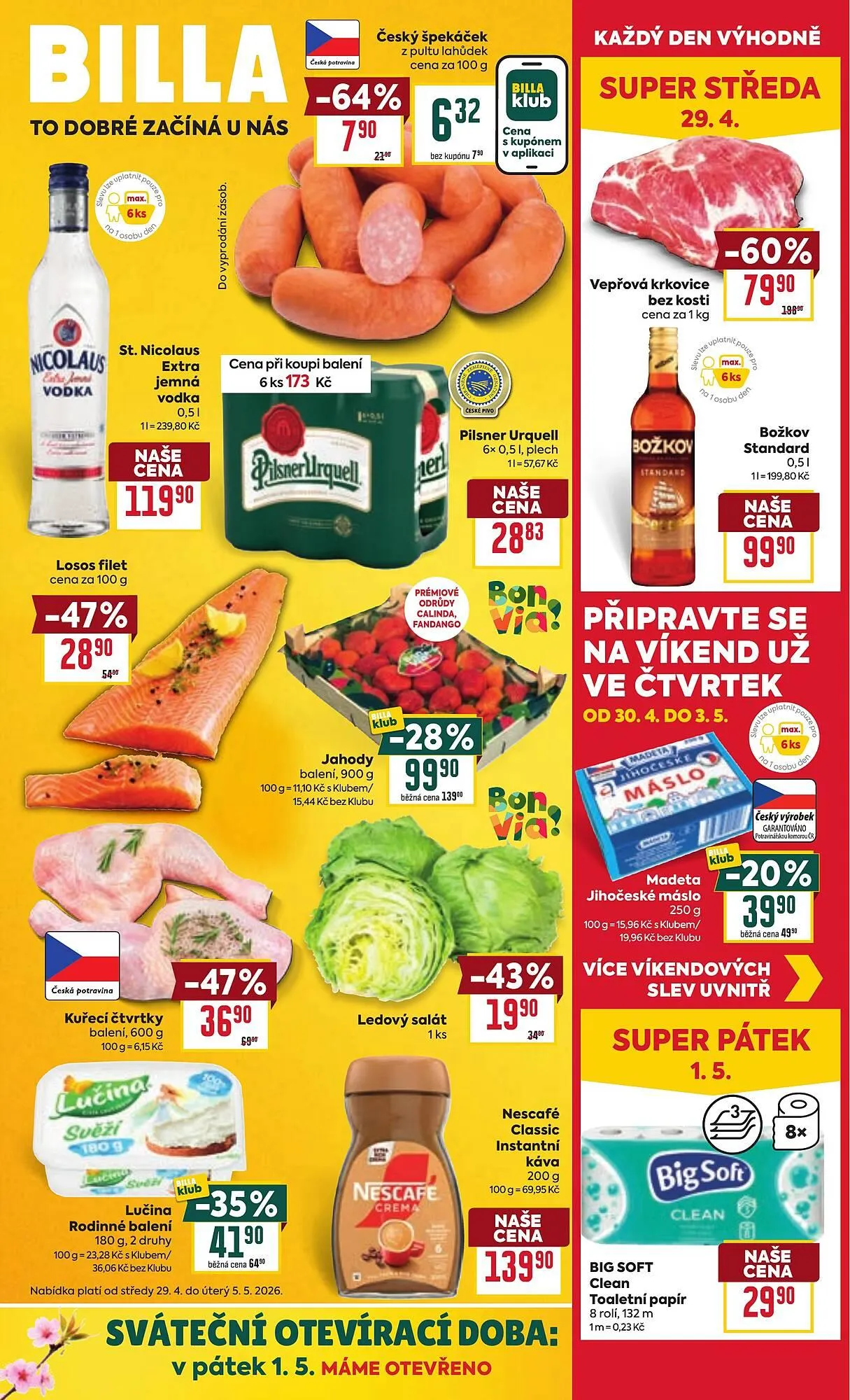 Billa leták - 1
