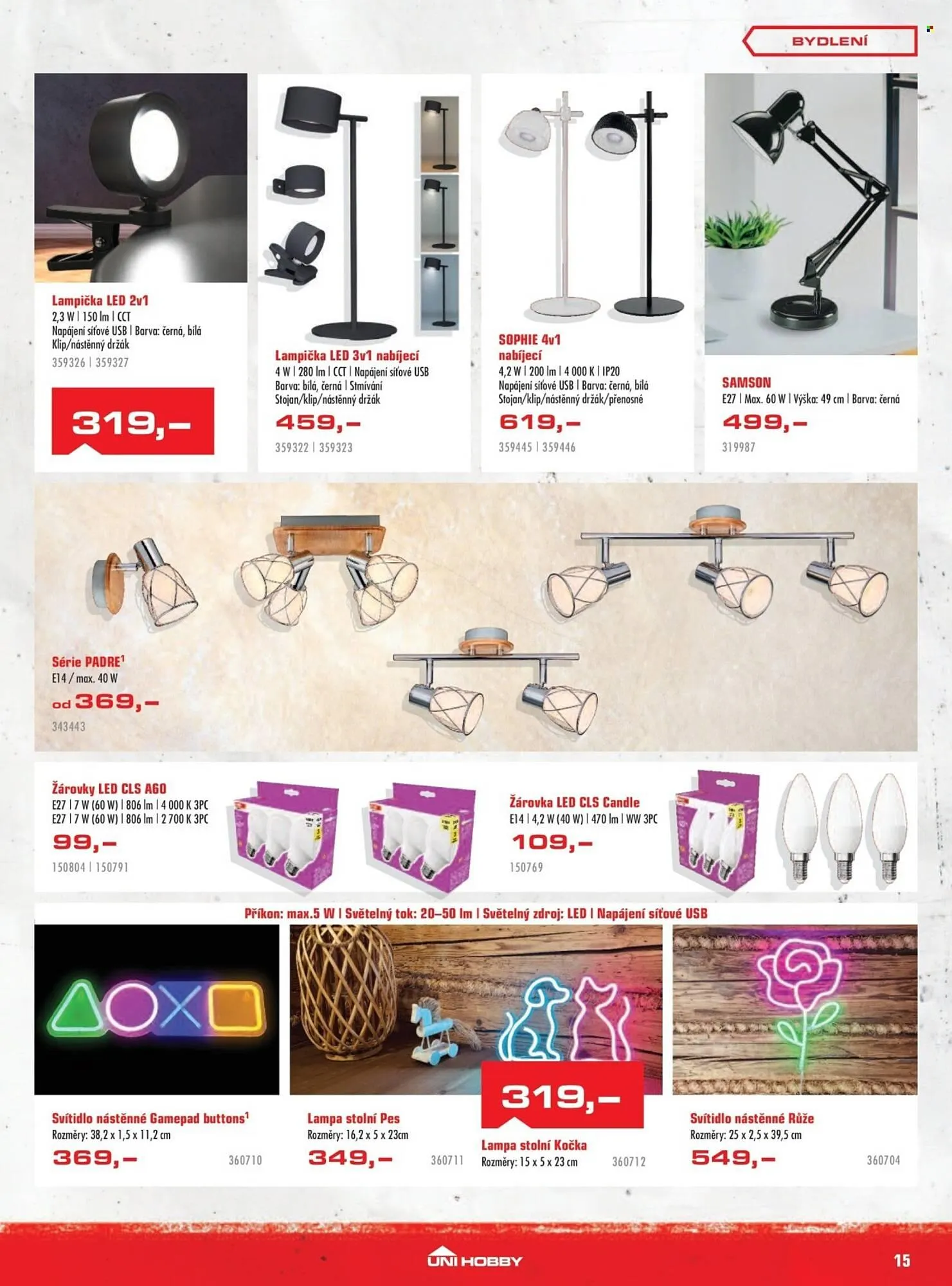 Uni Hobby leták - 30. října 23. listopadu 2025 - Page 15