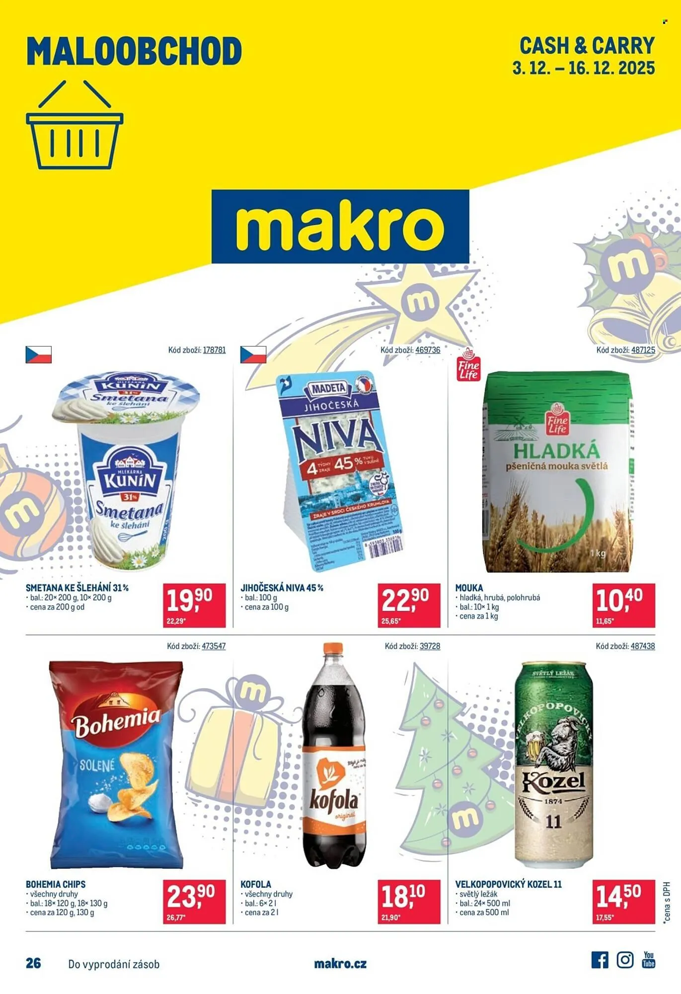 Makro leták - 3. prosince 16. prosince 2025 - Page 1