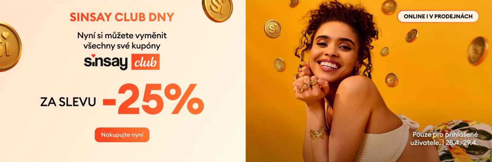 Sinsay leták - 28. dubna 29. dubna 2026 - Page 1