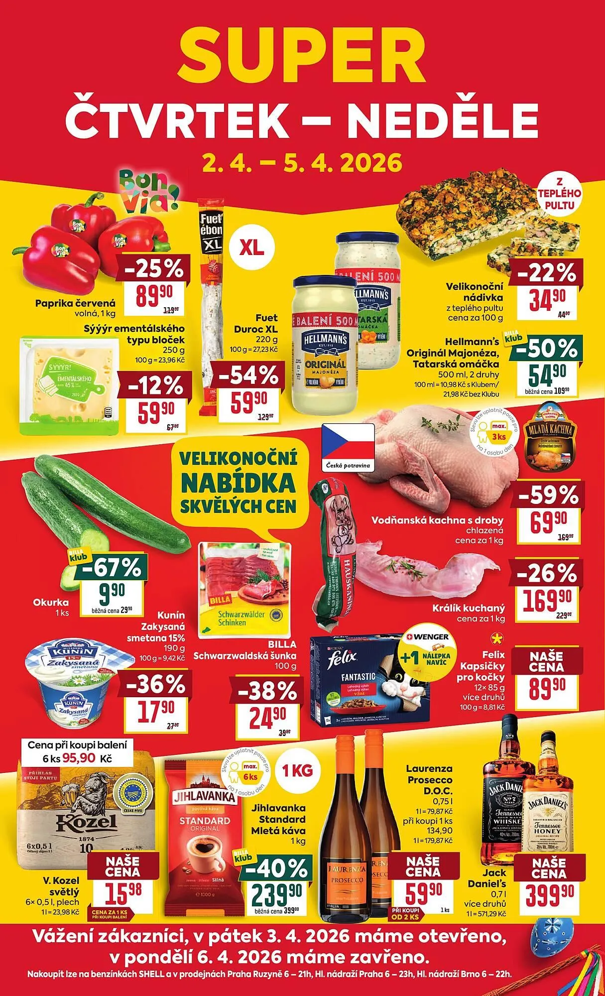 Billa leták - 1. dubna 7. dubna 2026 - Page 38