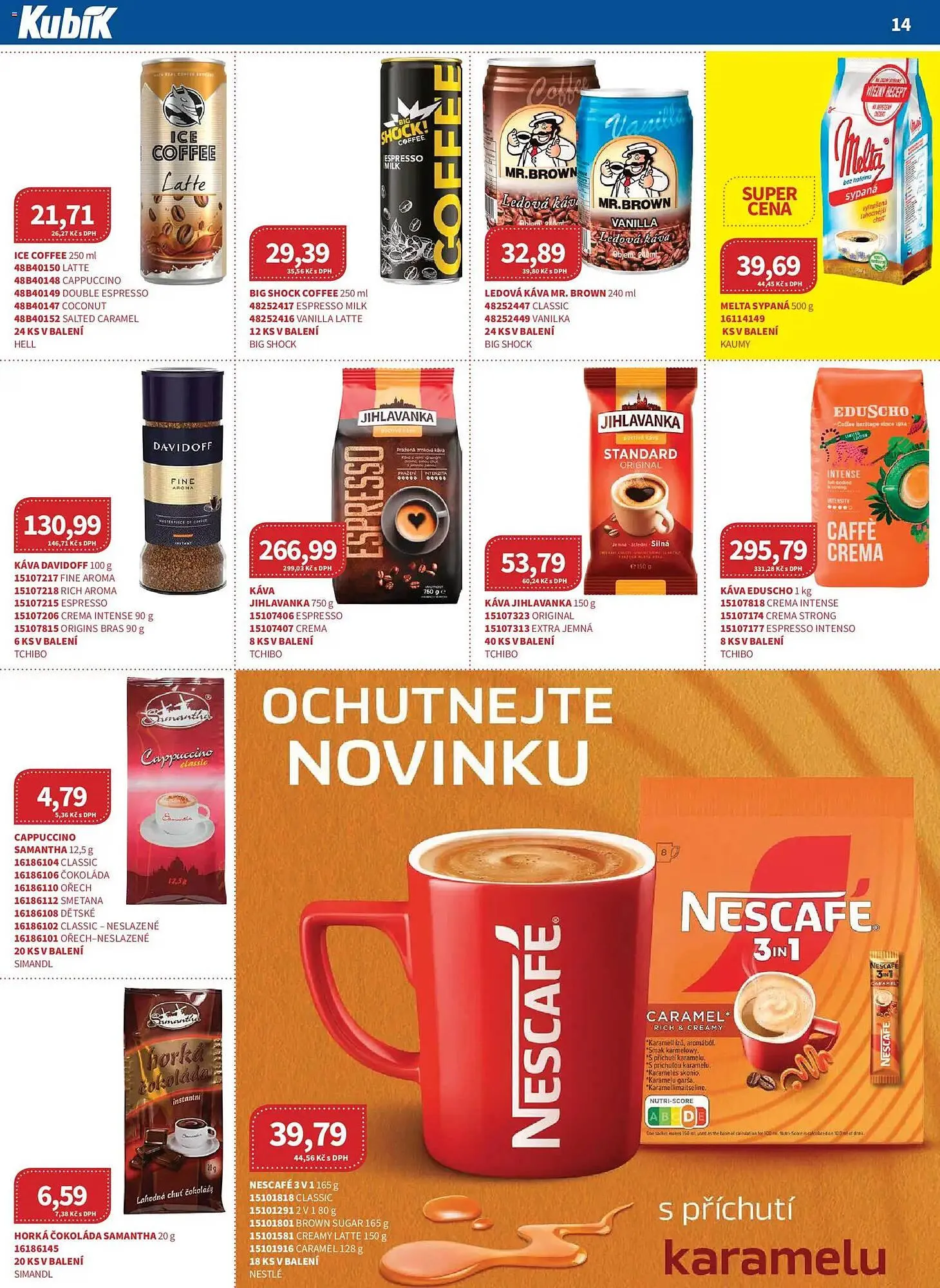 Kubík potraviny leták - 1. dubna 30. dubna 2026 - Page 14