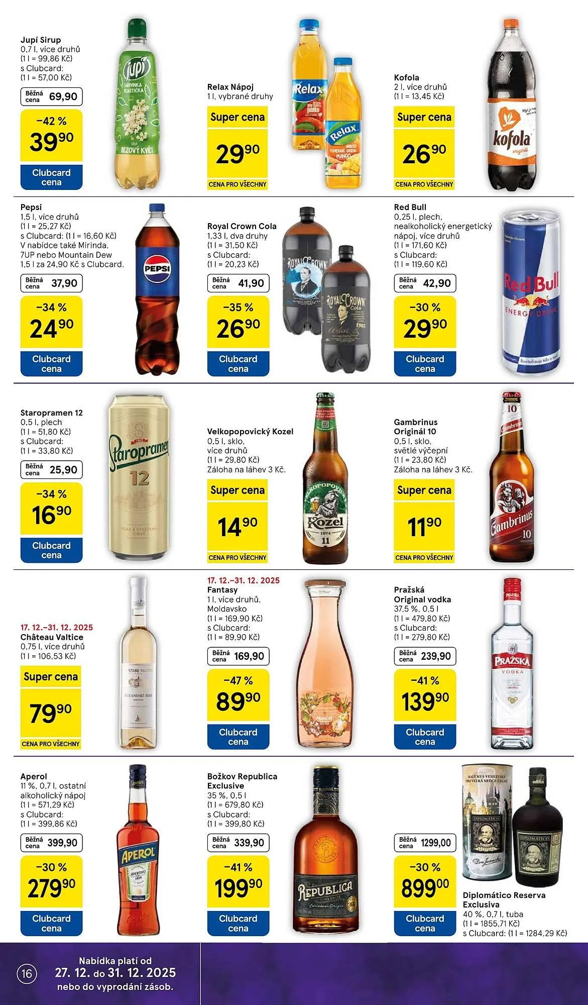 Tesco leták - 27. prosince 31. prosince 2025 - Page 16