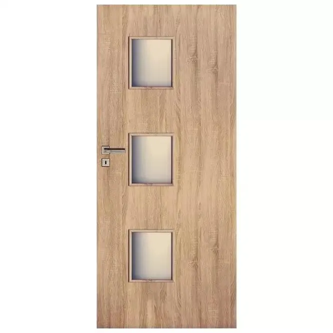 Interiérové dveře Trio 3*3 70P dub sonoma