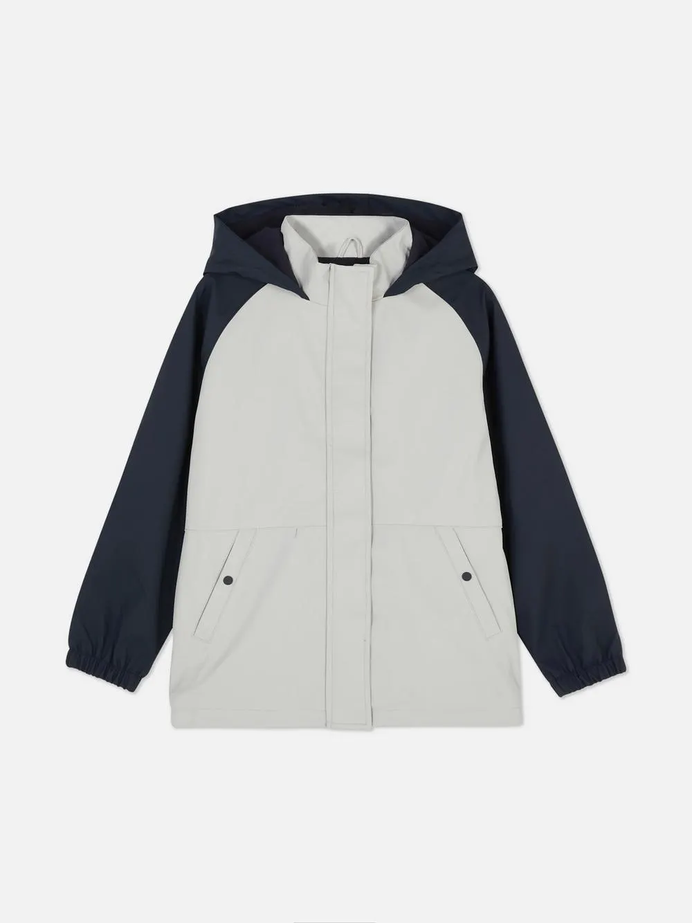 Nepromokavá bunda s barevnými bloky