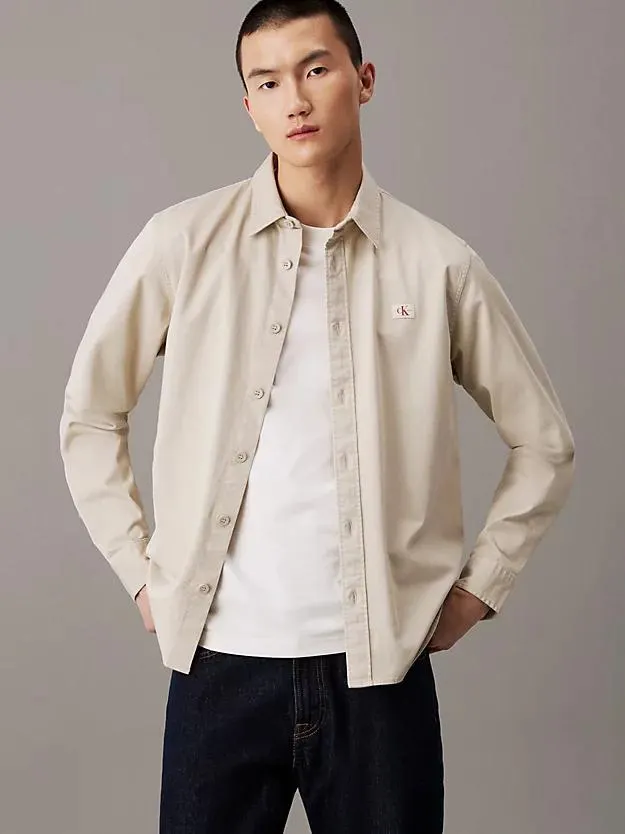 Relaxed Cotton Twill Shirt