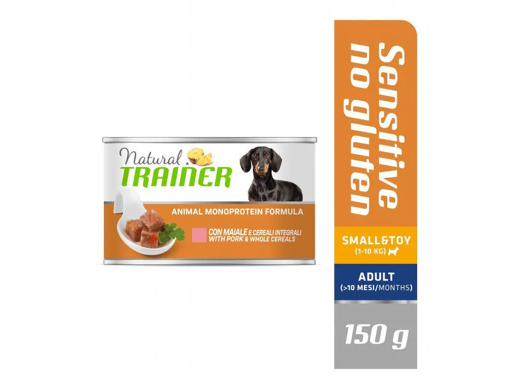 Konzerva Natural Trainer SENSITIVE Adult S&T vepřové 150 g LT