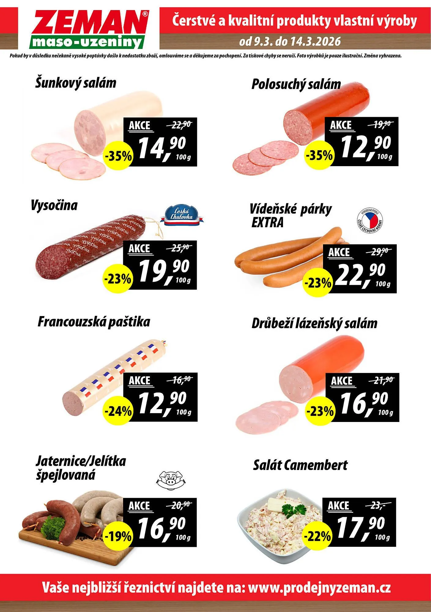 ZEMAN leták - 9. března 14. března 2026 - Page 2