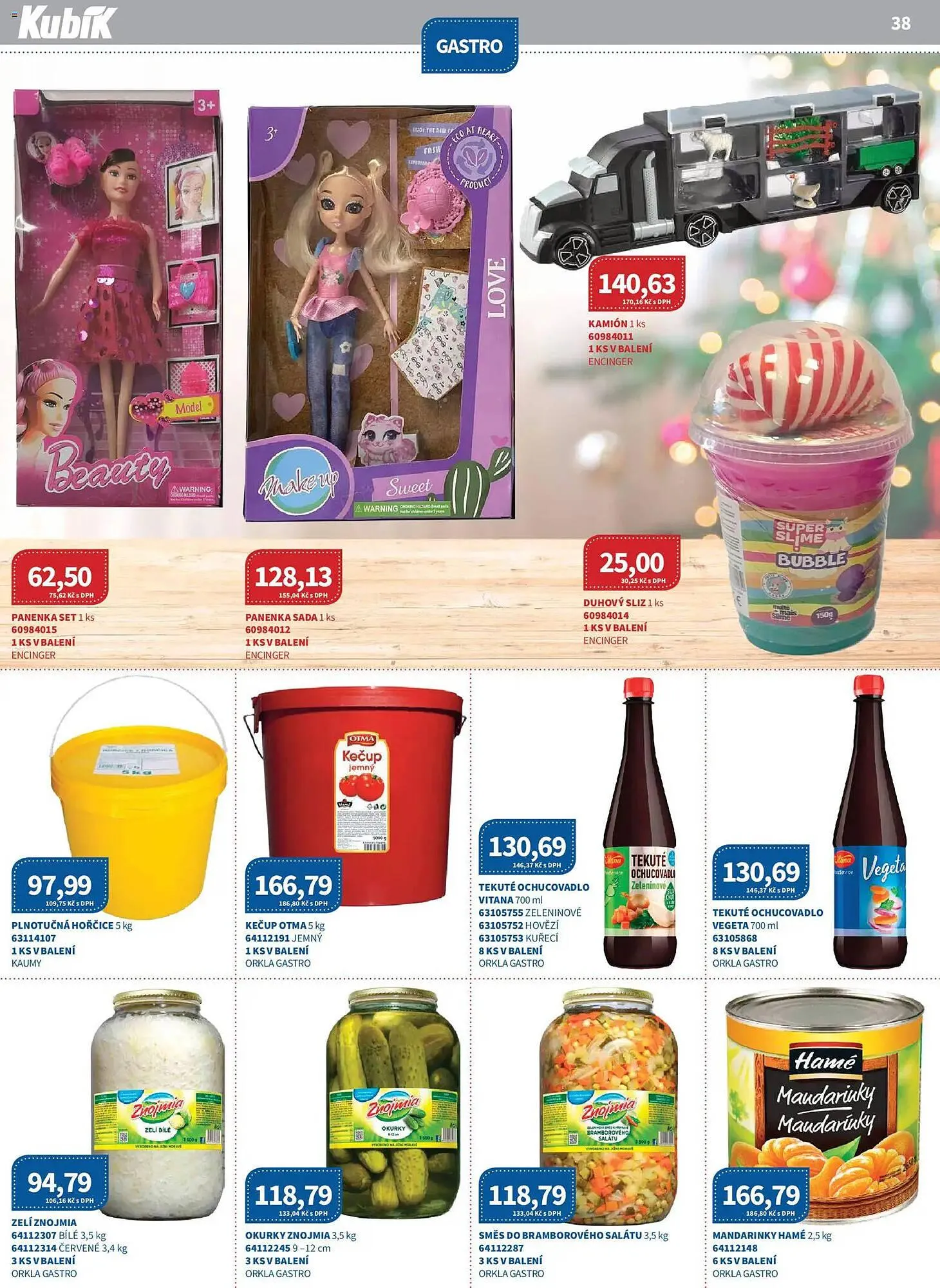 Kubík potraviny leták - 1. prosince 31. prosince 2025 - Page 38