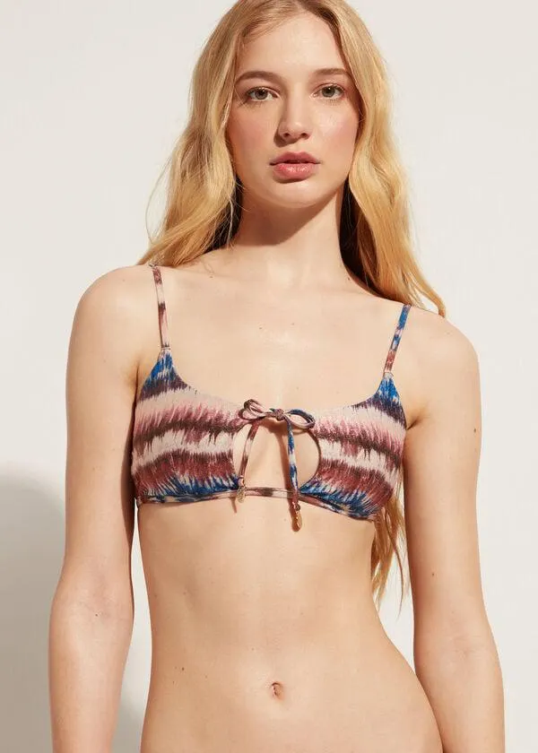 Tílkový top s průstřihy k plavkám Formentera