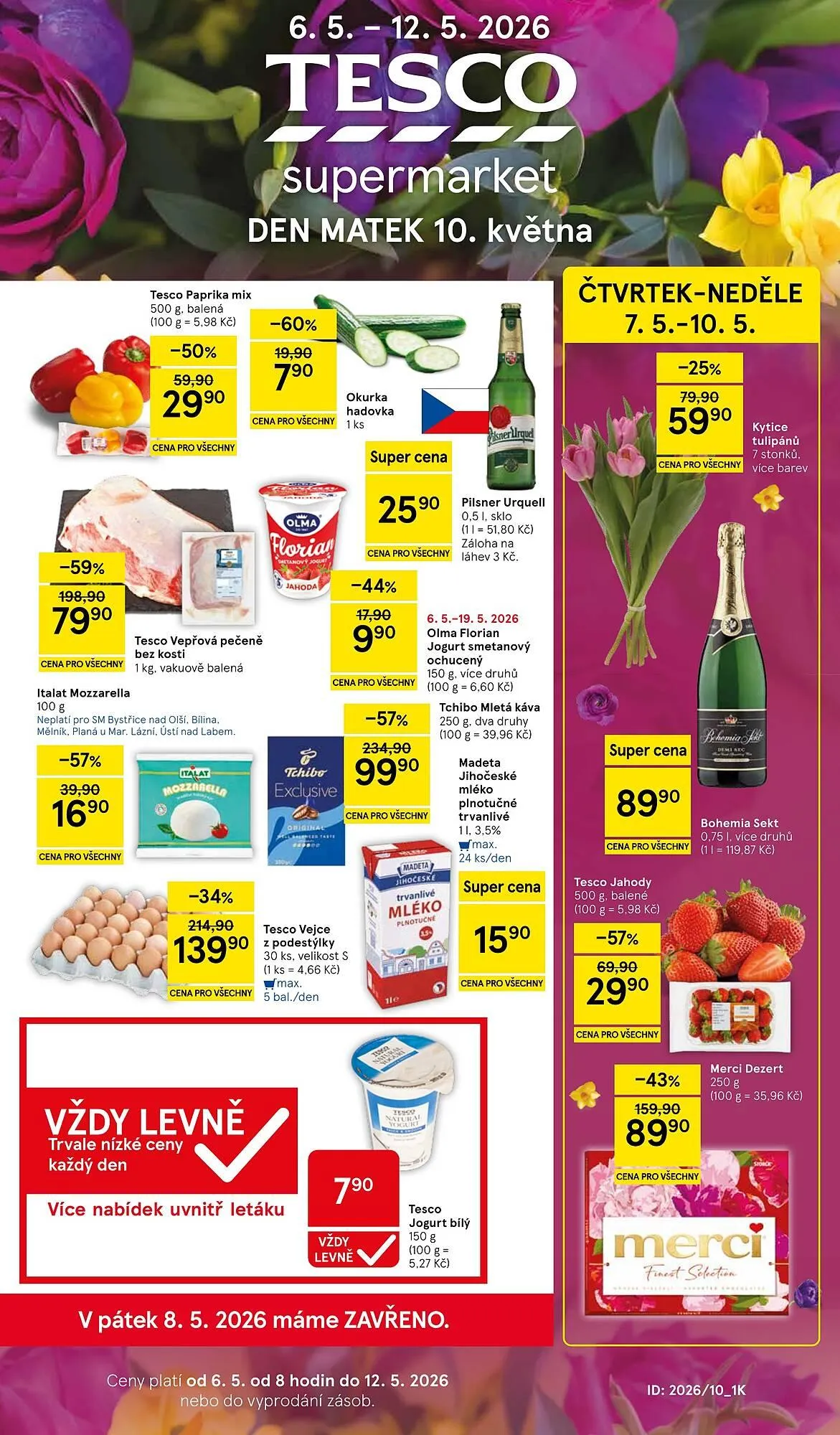 Tesco leták - 6. května 12. května 2026 - Page 1