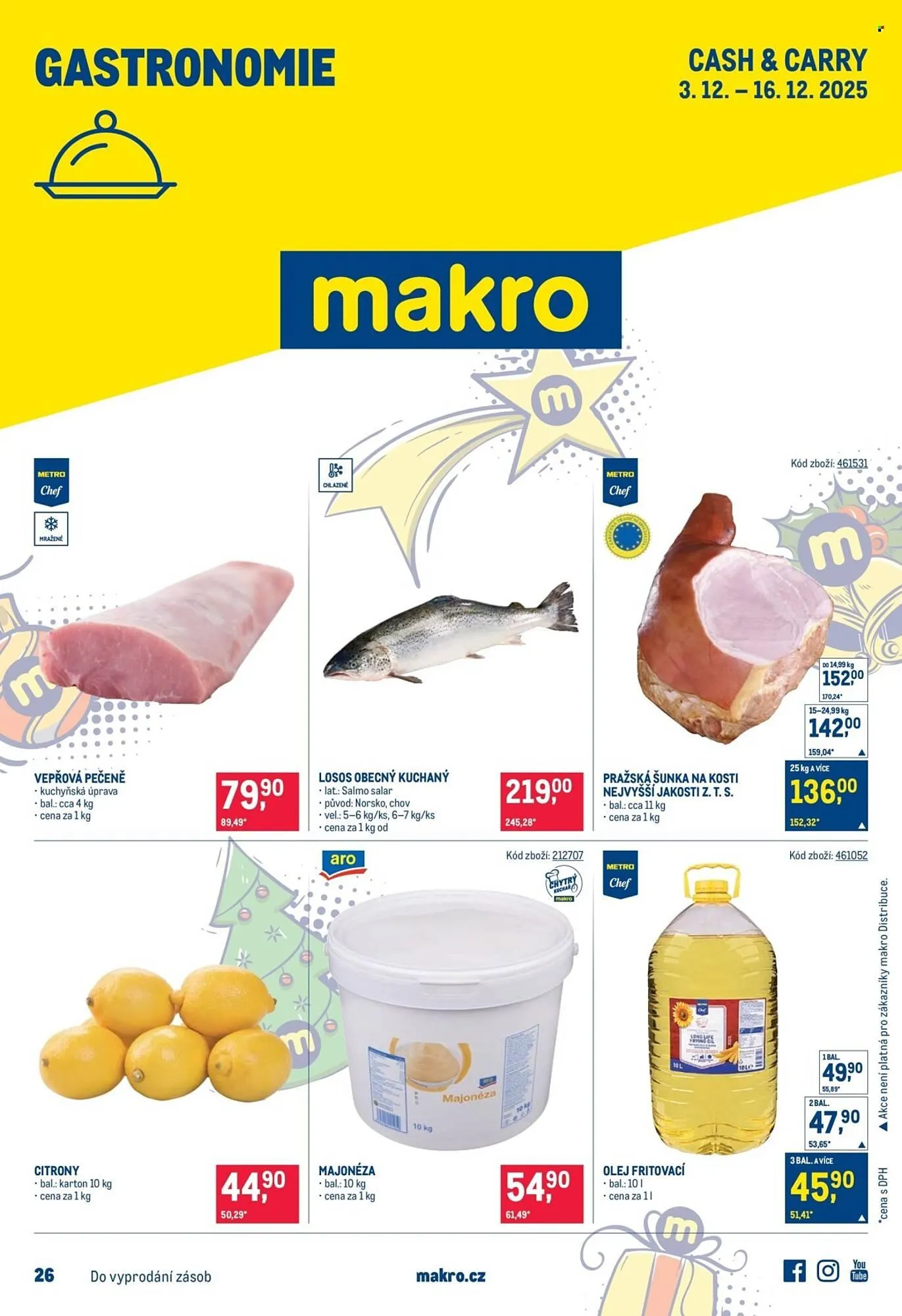 Makro leták - 3. prosince 16. prosince 2025 - Page 1