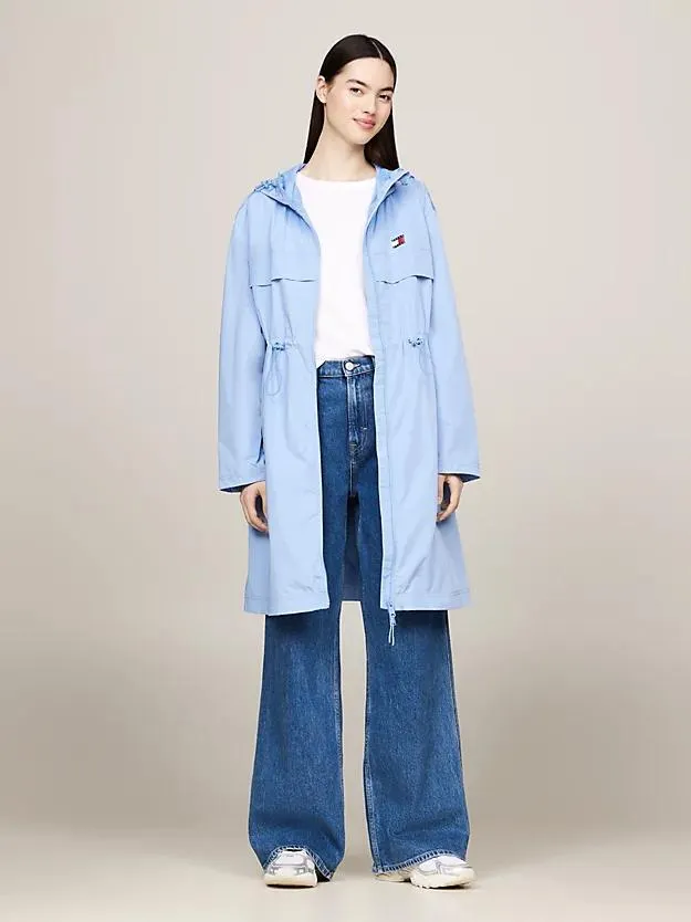 Waisted Hooded Chicago Windbreaker Jacket