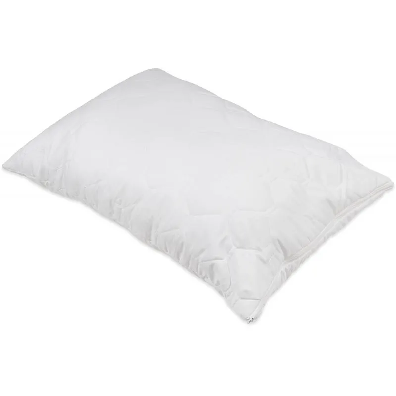 Polštář 70x90cm duté vlákno, zip, prošívaný