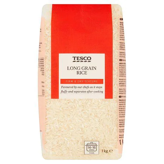 Tesco Long Grain Rice 1kg