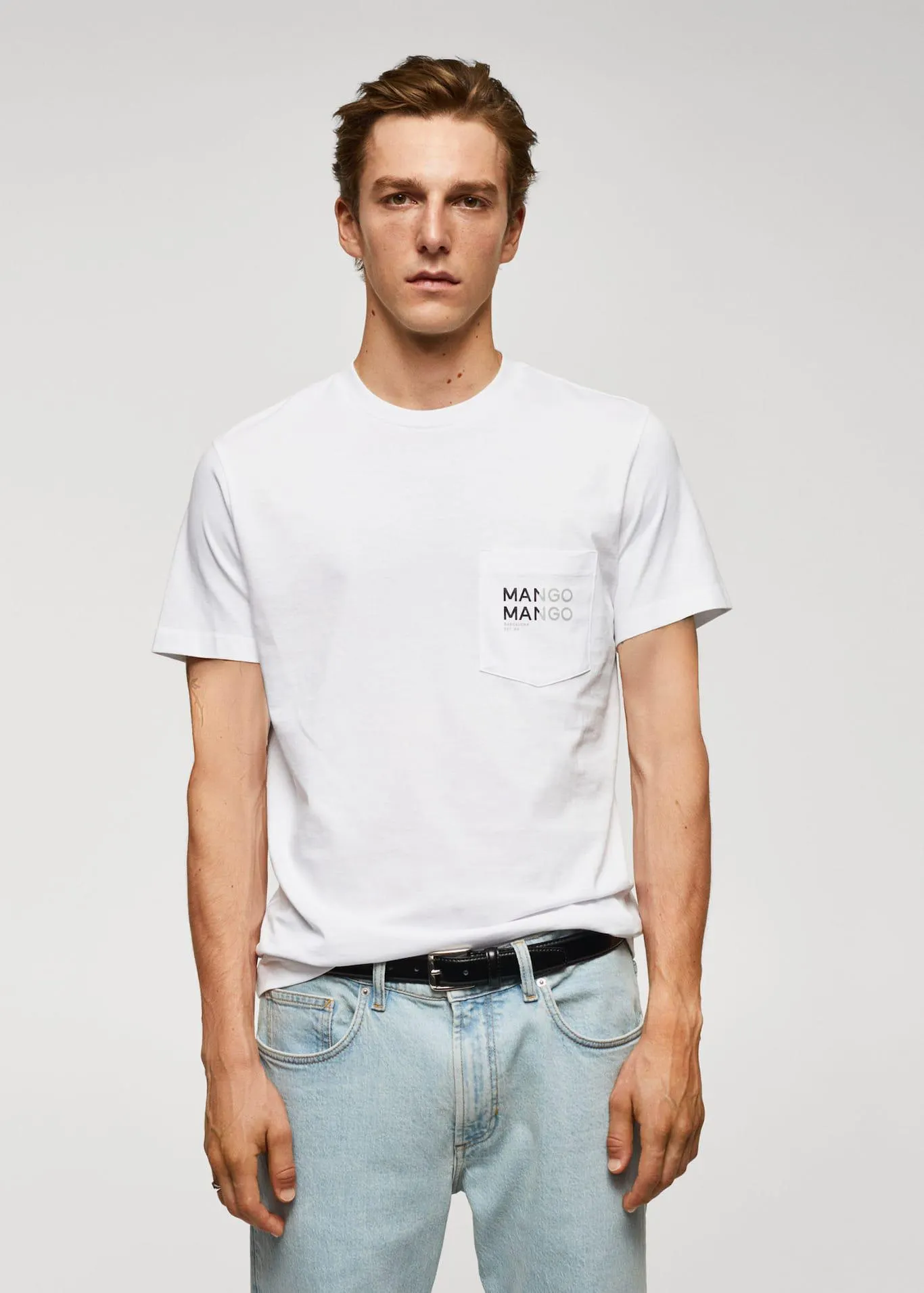 Camiseta algodón estampado logo