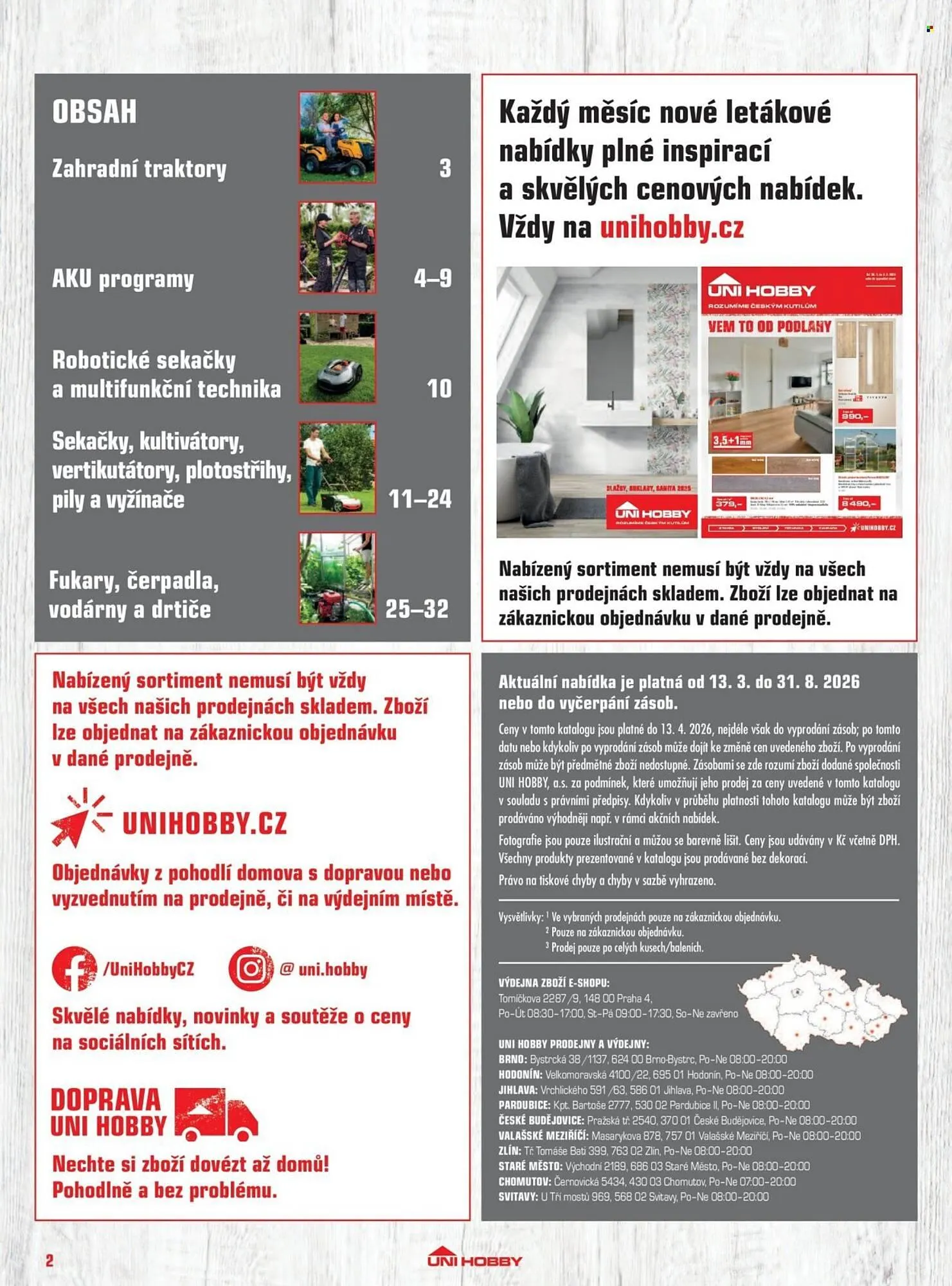 Uni Hobby leták - 13. března 31. srpna 2026 - Page 2