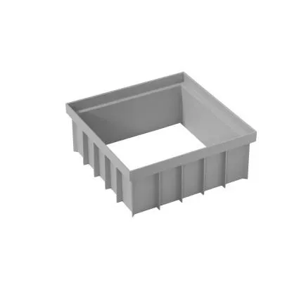 Covernit Nástavec revizní šachty 20 x 20 cm, výška 10 cm, šedý