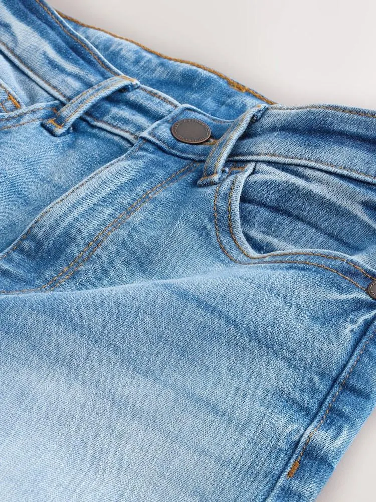 Středně modrá - Kraťasy Džínovina (3-16let)