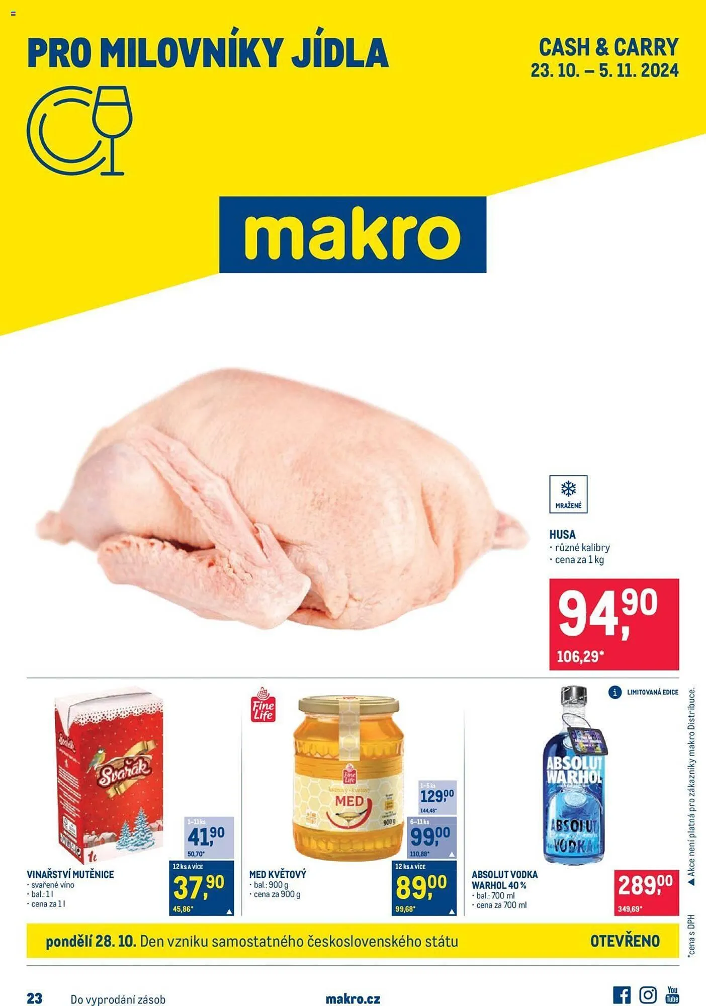 Makro leták - 23. října 5. listopadu 2024 - Page 1