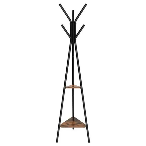 Stojanový věšák RCR16BX černá/hnědá