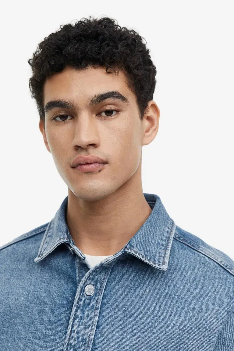 Džínová svrchní košile Regular Fit