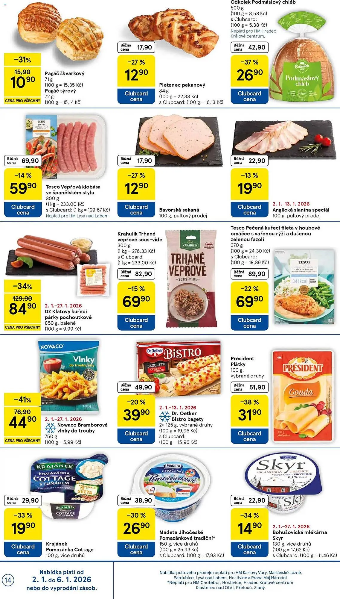 Tesco leták - 2. ledna 6. ledna 2026 - Page 14