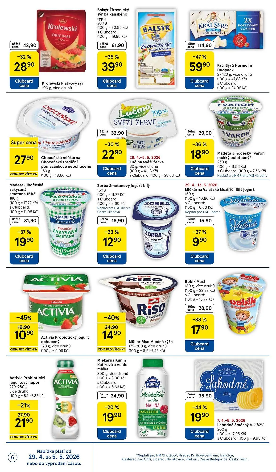 Tesco leták - 29. dubna 5. května 2026 - Page 6