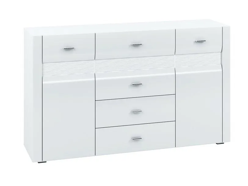 Komoda bílý lesk ARKO 06